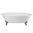 thumbnail image 1 of Cambridge 66 Inch Cast Iron Double Ended Clawfoot Tub - No Faucet Drillings, 1 of 2
