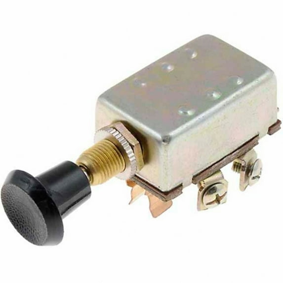 Cambridge 85989 12A 3-Position Push/Pull Fused Headlight Switch, 12VDC, 180W