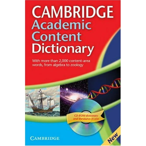 Pre-Owned Cambridge Academic Content Dictionary Reference Book with CD-ROM