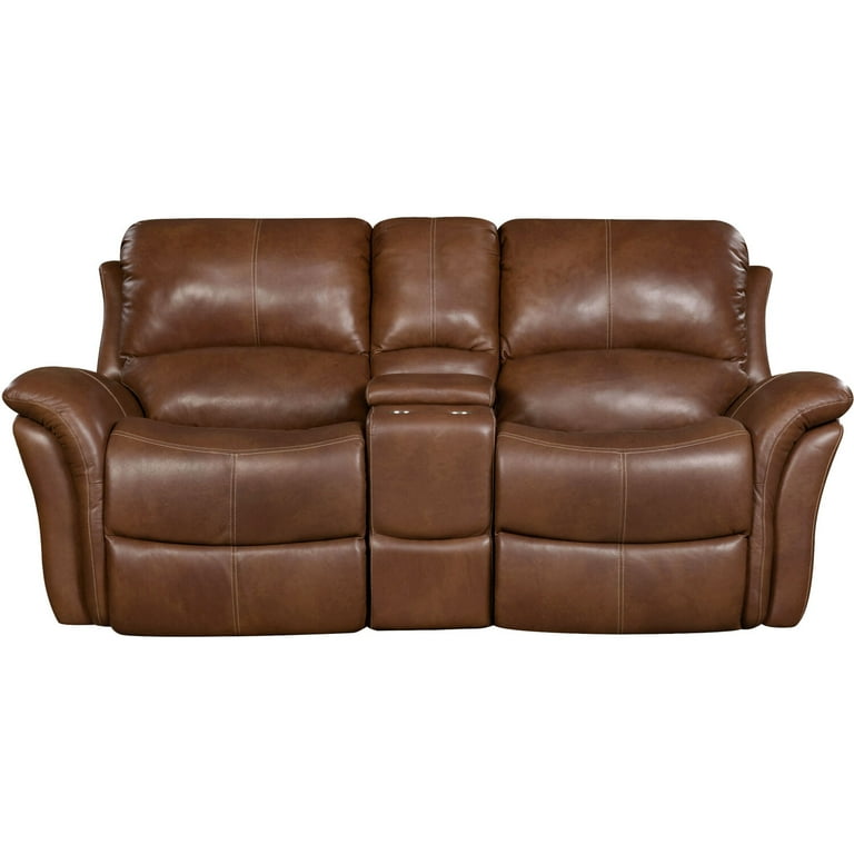 Cambridge appalachia leather double reclining loveseat deals
