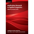 thumbnail image 1 of Cambridge Applied Linguistics Replication Research in Applied Linguistics, (Paperback), 1 of 1