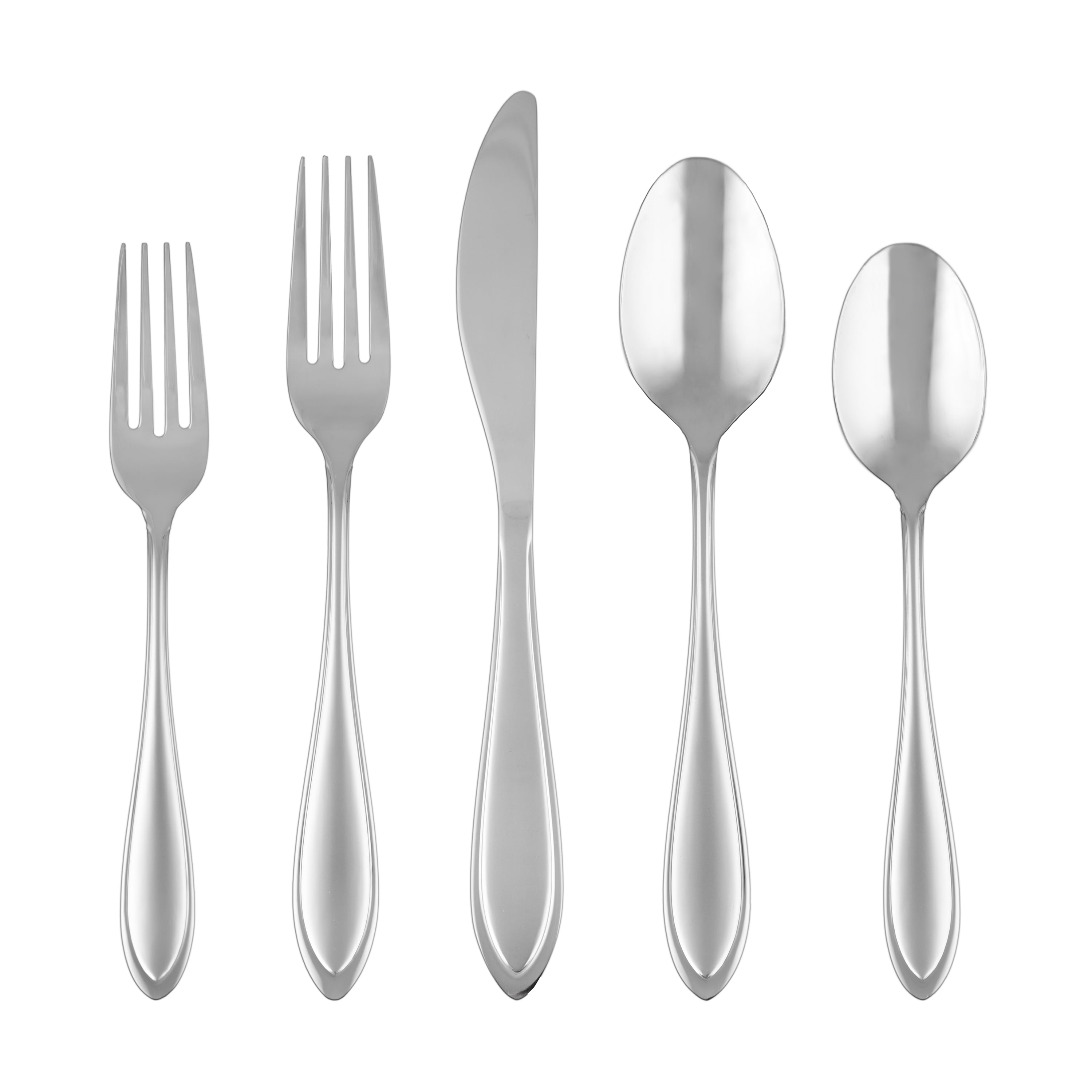 Cambridge Bayleaf Sand 20-Piece Stainless Steel Flatware Set (Service for 4)