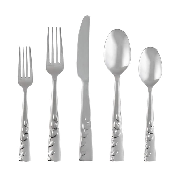 Cambridge Blossom Sand 18/0 20-Piece Flatware Set