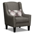 thumbnail image 1 of CMF 981704-SCRIPT Bridgehampton Accent Chair with Nail Trim Script - 29 x 31 x 35.5 in., 1 of 1