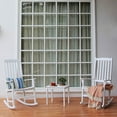 thumbnail image 1 of Cambridge Casual  Alston 3-Piece Wood Outdoor Rocking Chair Set White, 1 of 5