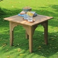 thumbnail image 1 of Cambridge Casual Caterina Teak Outdoor Side Table, 1 of 9