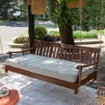 thumbnail image 1 of Cambridge Casual  Como Mahogany Outdoor Swing Daybed with Cushion, 1 of 5