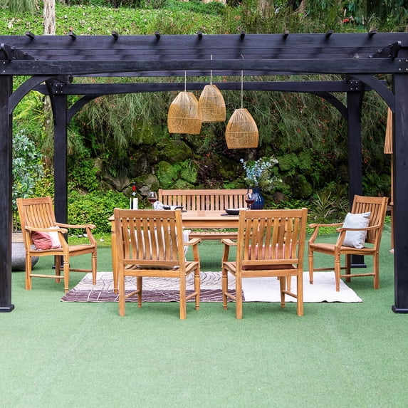 Cambridge Casual Ventura 6-piece Teak Outdoor Dining Set