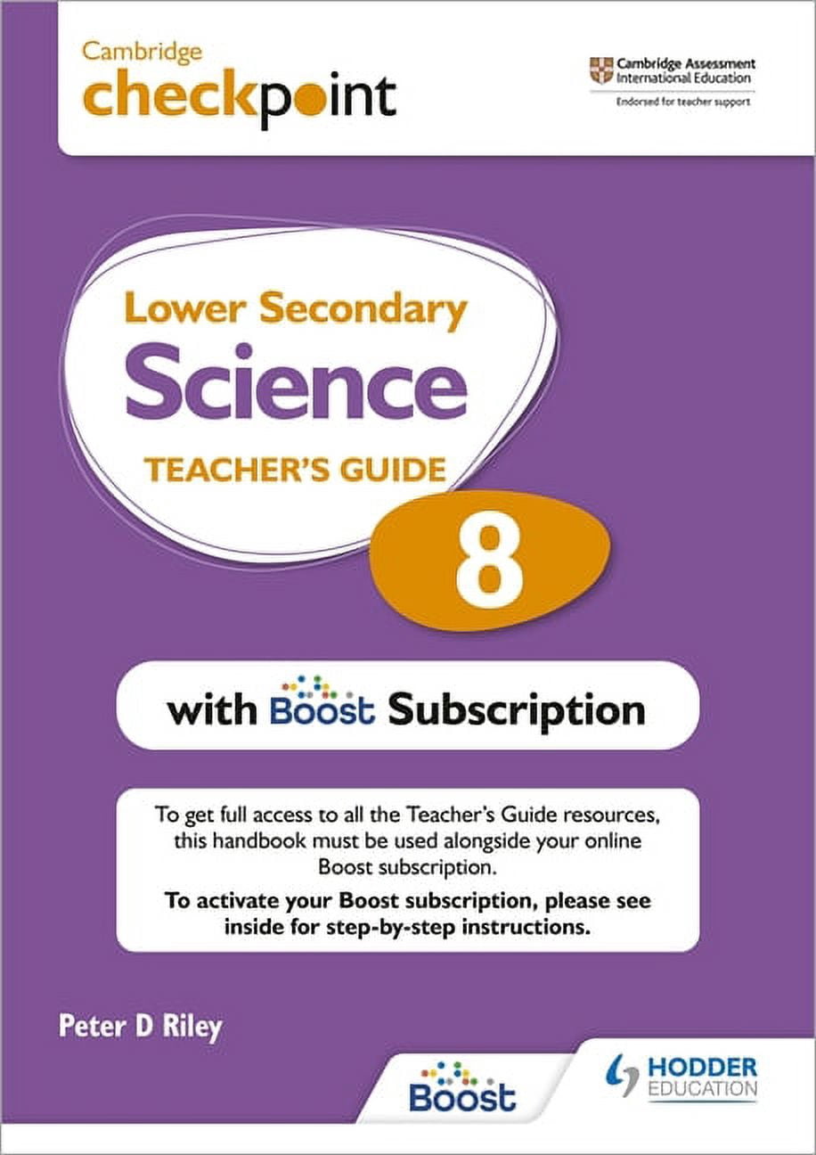 Cambridge Checkpoint Lower Secondary Science Teacher's Guide 8 with ...