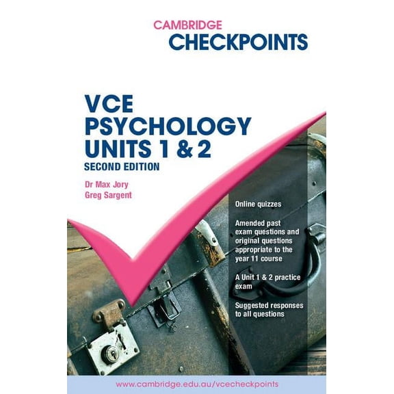 Cambridge Checkpoints Cambridge Checkpoints Vce Psychology Units 1 and 2, (Paperback)