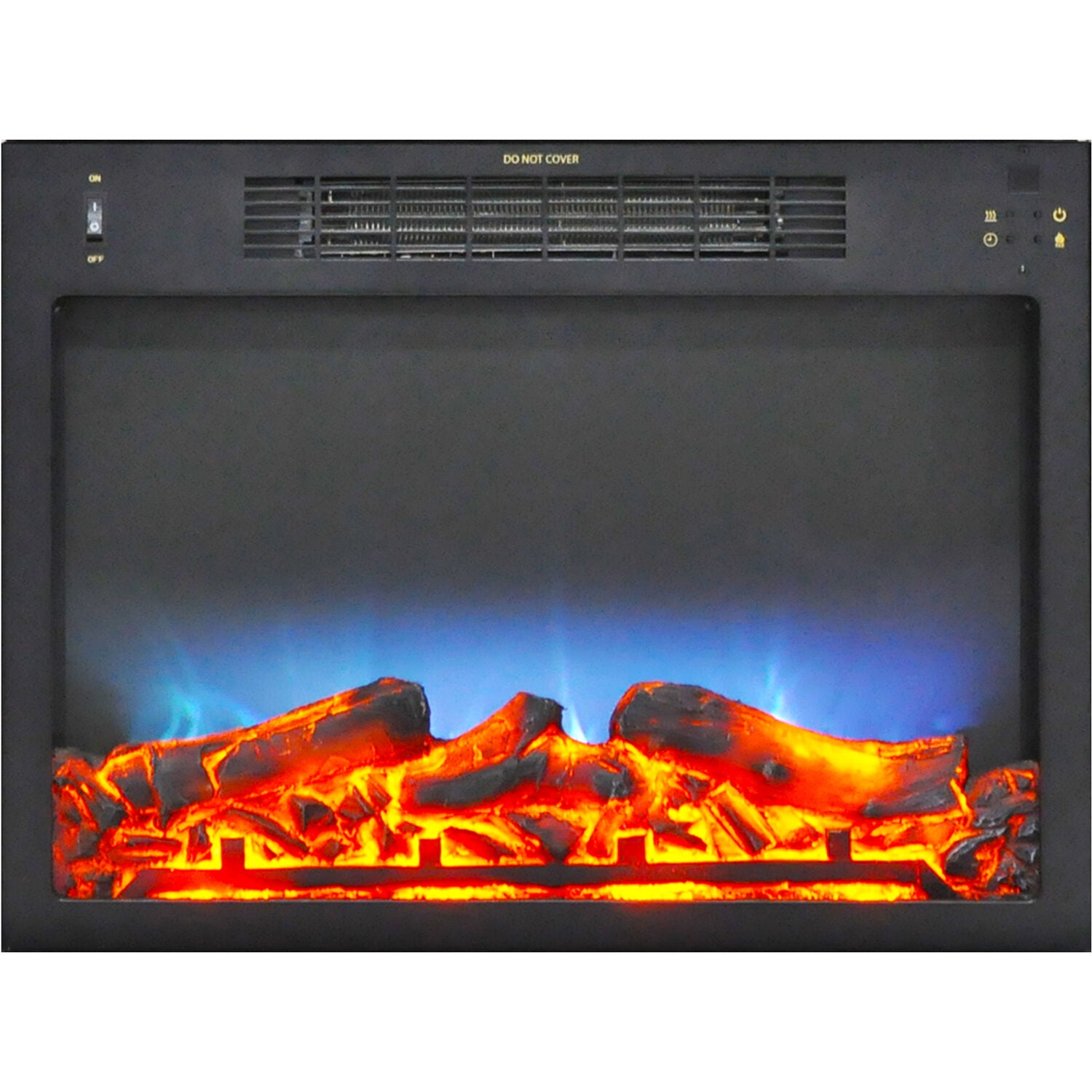 Cambridge Electric Fireplace Insert with MultiColor LED Flames