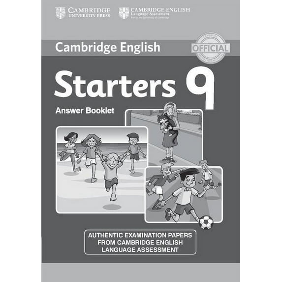 Cambridge English Young Learners 9 Starters Answer Booklet: Authentic Examination Papers from Cambridge English Language Assessment (Paperback)