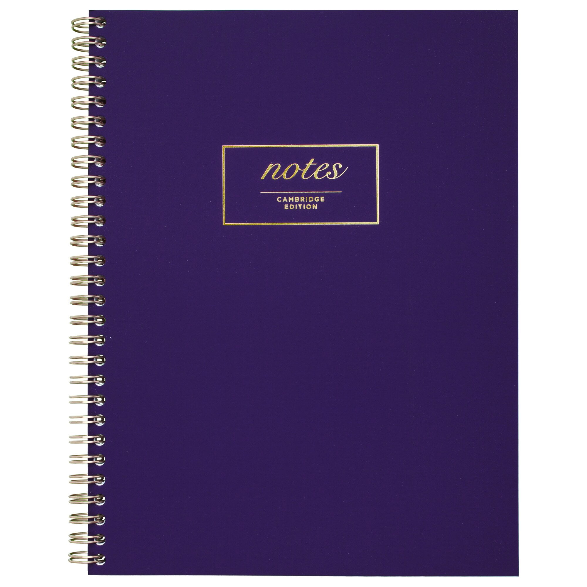 Cambridge Fashion Twinwire Business Notebook 80 Sheets 91/2" x 71/4" Purple 49556