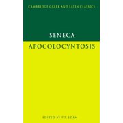 Cambridge Greek and Latin Classics Seneca Apocolocyntosis, Paperback