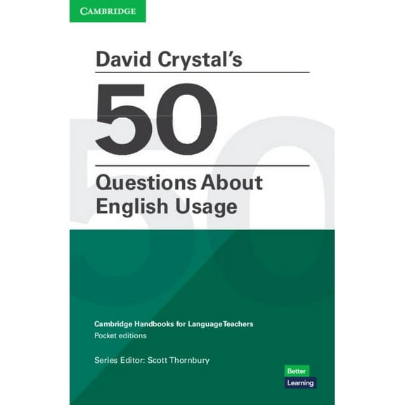 Cambridge Handbooks for Language Teacher David Crystal's 50 Questions about English Usage Pocket Editions, (Paperback)