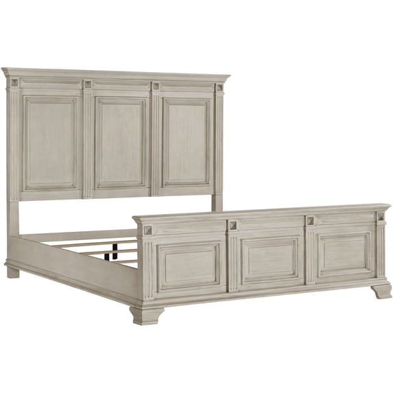 Cambridge Heritage Queen-Size Bed Frame, Light Wash