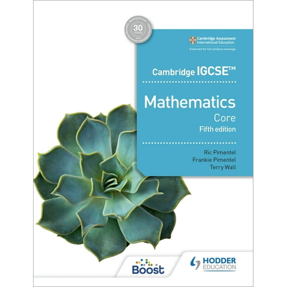 Cambridge IGCSE Core Mathematics Fifth Edition: Hodder Education Group, (Paperback)