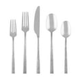 thumbnail interactive-video image 1 of Cambridge Inspire Hammered 20-Piece Stainless Steel Flatware Set (Service for 4), 1 of 9