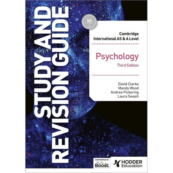Cambridge International As/A Level Psychology Study and Revision Guide Third Edition, (Paperback)
