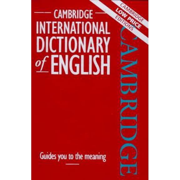 Pre-Owned Cambridge International Dictionary: English (Cambridge Low Price Editions) (Paperback) 0521588359 9780521588355