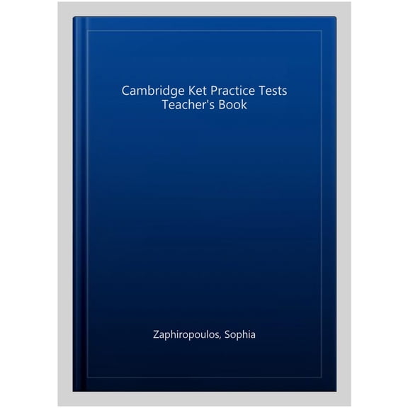 Cambridge Ket Practice Tests Teacher's Book