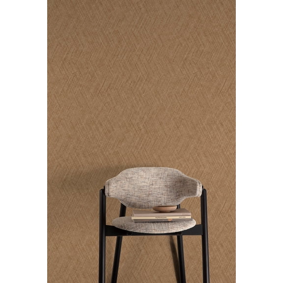 Cambridge Leather Straw Weave Print Non Woven Non-Pasted Textured Wallpaper 57 Sq. Ft.