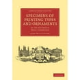 thumbnail image 1 of Cambridge Library Collection - History o Specimens of Printing Types and Ornaments: At the University Press, Cambridge, (Paperback), 1 of 1