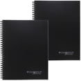 thumbnail image 1 of Cambridge Limited Business Notebook, Legal Ruled, 6-1/2" x 9-1/2", Wirebound, Black, 2 Pack (73599), 1 of 6