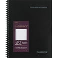 thumbnail image 1 of Cambridge Limited Notebook, Single Pack Black Spiral, Legal Ruled Office Journal & Notebook, 80 Sheets, 1 of 5