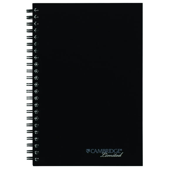 Cambridge Limited Business Notebook, QuickNotes, Wirebound, 5" x 8", 80 Sheets, Gray