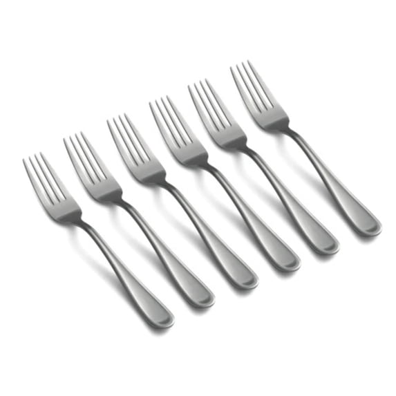 Cambridge Malibu Satin Salad Forks, Set Of 6
