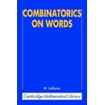 thumbnail image 1 of Cambridge Mathematical Library Combinatorics on Words, (Paperback), 1 of 1