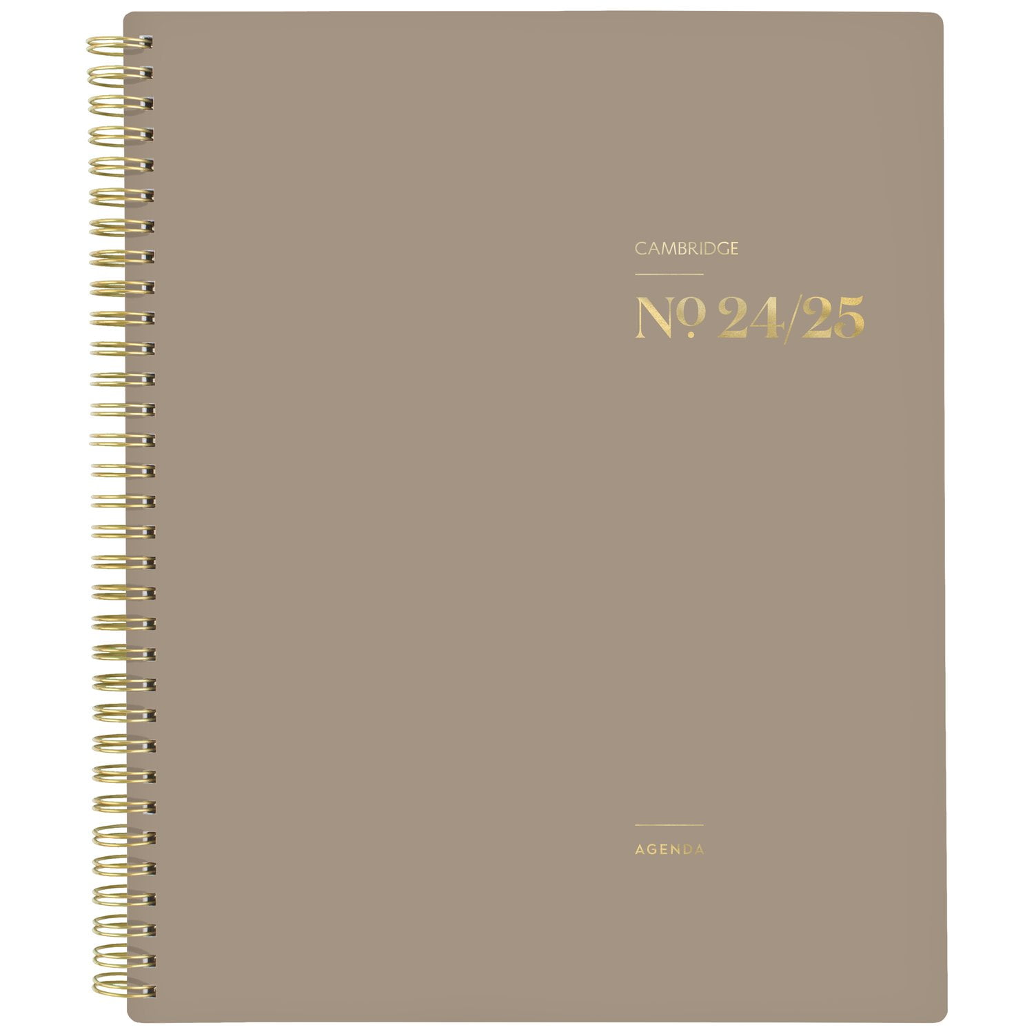 Cambridge Monthly Weekly Large Taupe Planner