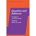 thumbnail image 1 of Cambridge Papers in Social Anthropology Questions and Politeness, Book 8, (Paperback), 1 of 1