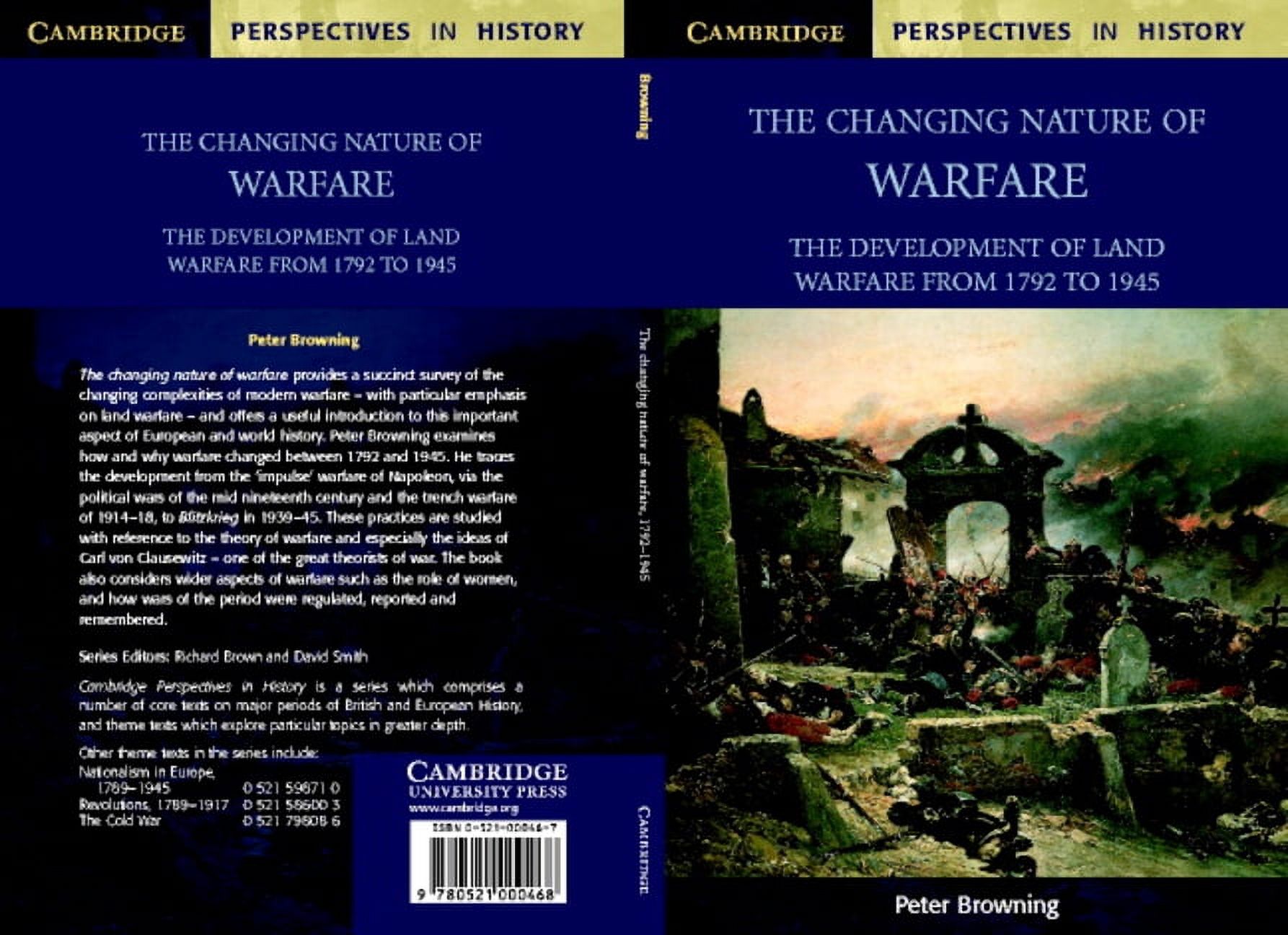 Cambridge Perspectives in History The Changing Nature of Warfare: 1792-1945, (Paperback ...