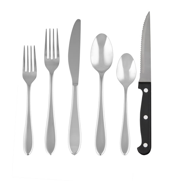 Cambridge Piccante Mirror 36-Piece Stainless Steel Flatware Set