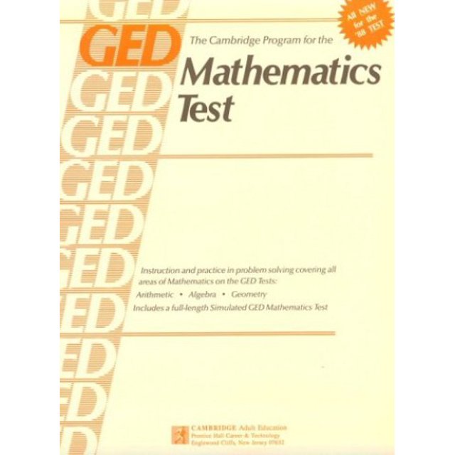 PreOwned Cambridge Program for the Mathematics Test Paperback