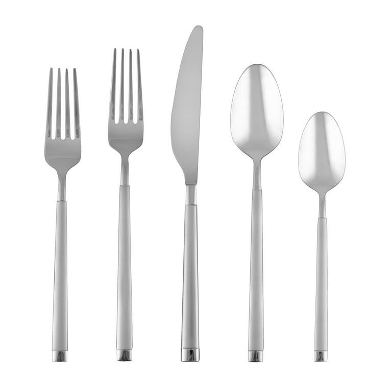 Cambridge Reveal Sand 20-Piece Stainless Steel Flatware Set