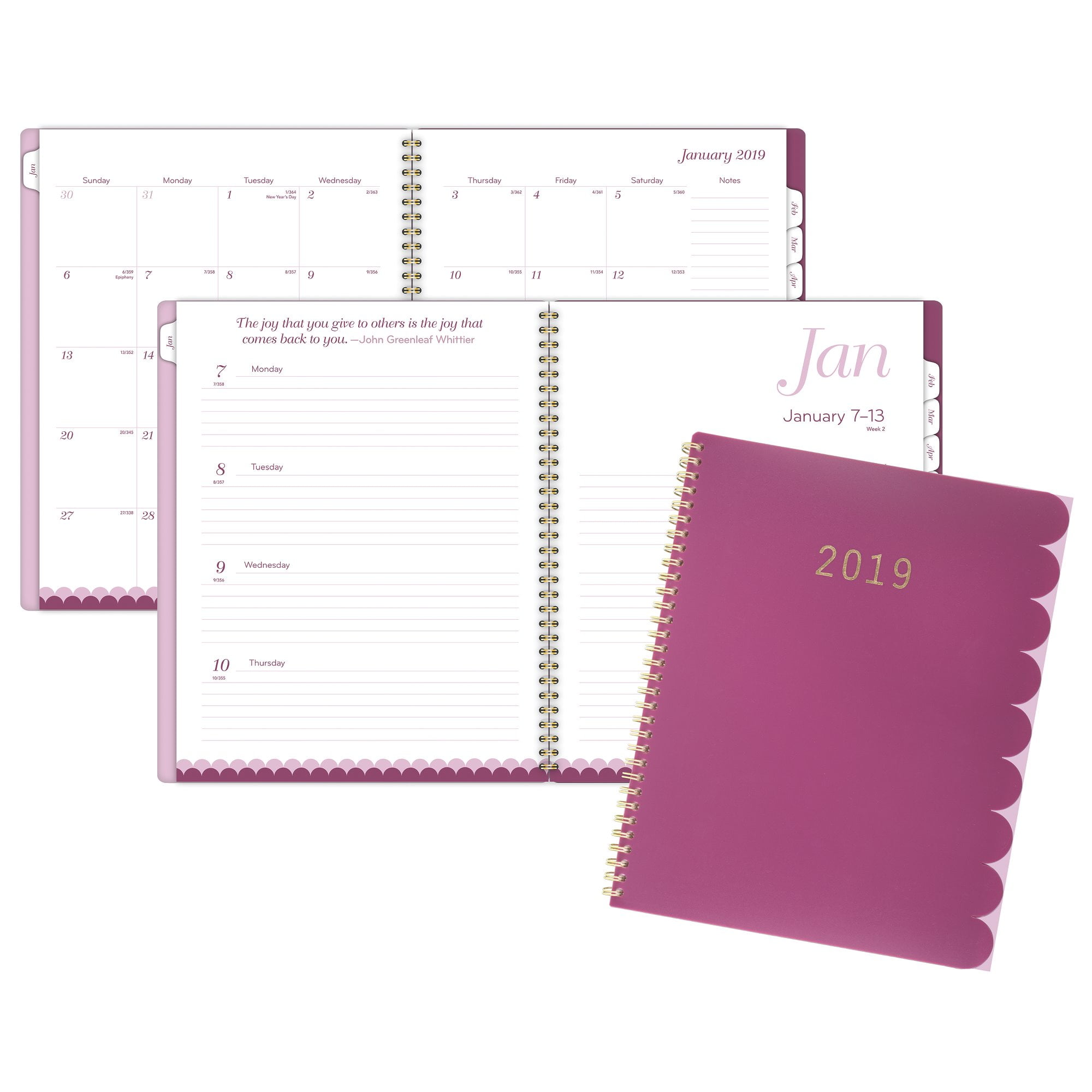 Cambridge Ruffle Weekly-Monthly Planner - Planners & Appointment Books