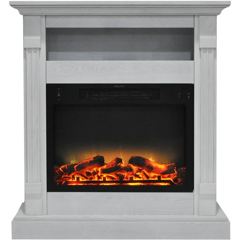 Cambridge 34 x37 Fireplace Mantel with Log Insert Cambridge 34 x37 Fireplace Mantel with Log Insert