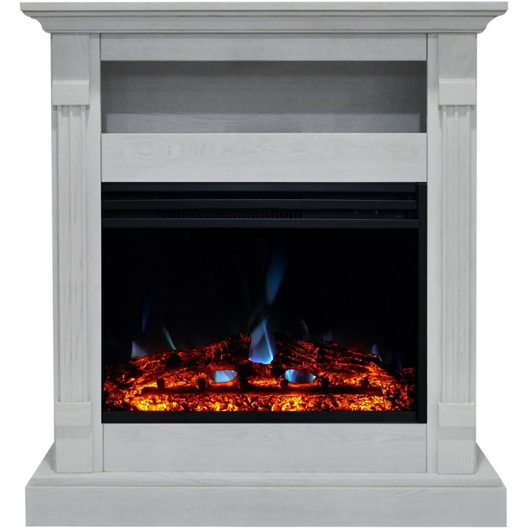 Cambridge 34 x37 Fireplace Mantel with Log Insert Cambridge 34 x37 Fireplace Mantel with Log Insert