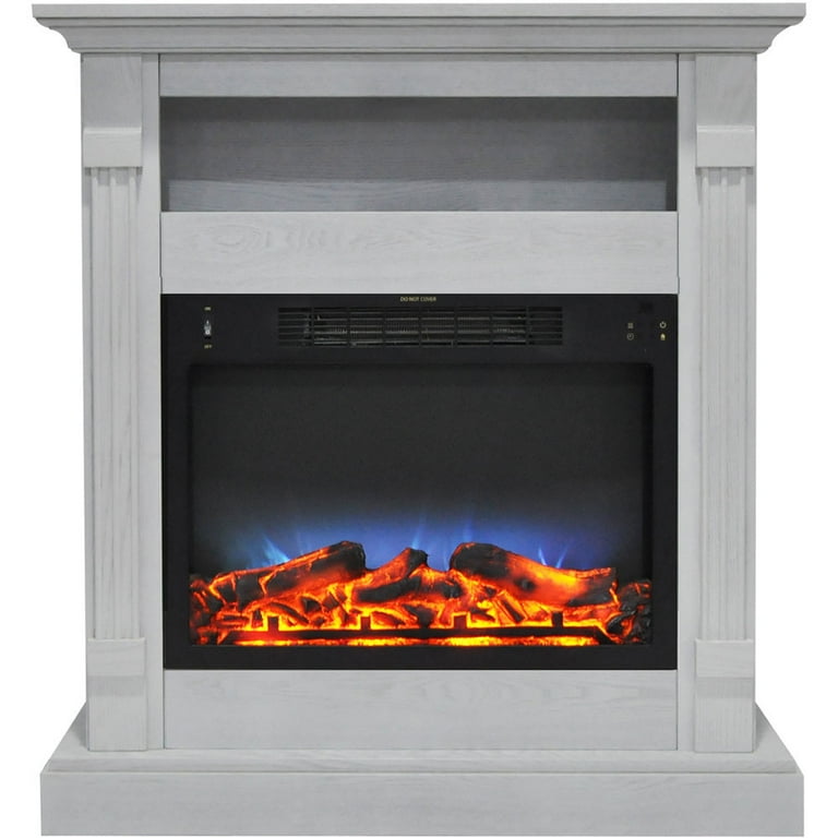 Cambridge 34 x37 Fireplace Mantel with Log Insert Cambridge 34 x37 Fireplace Mantel with Log Insert