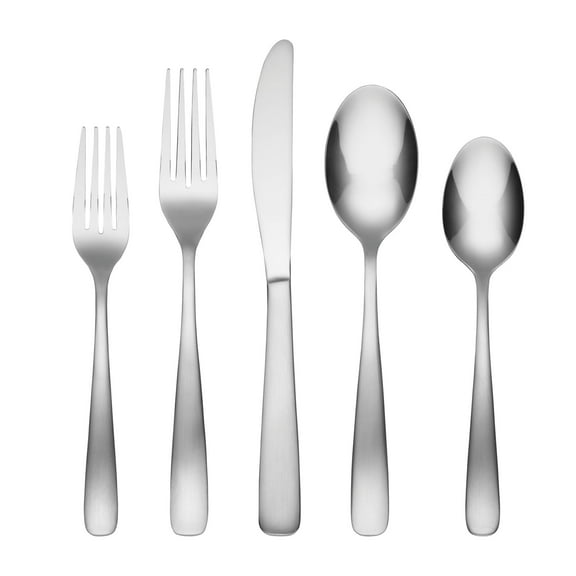 Cambridge Silversmiths 42-Piece Satin and Mirror Stainless Steel Flatware Set (Service for 8)