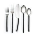 Cambridge Silversmiths Aisha Blackened Mirror 20Piece Flatware Set