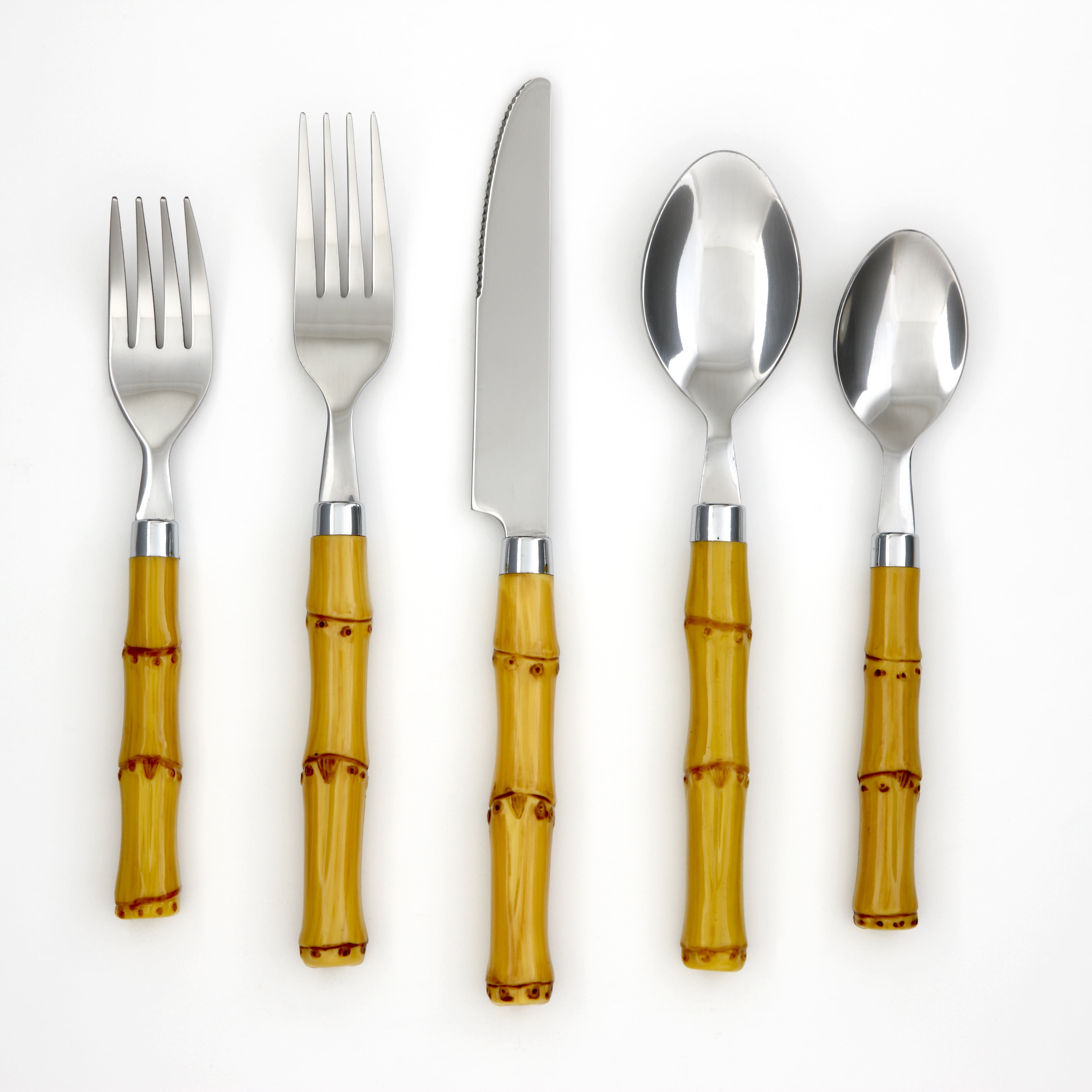 CAMBRIDGE CASUALS 20ピース カトラリーセット Cambridge, Flatware Set, 20-piece, Service for 4 with bamboo