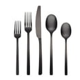 thumbnail image 1 of Cambridge Silversmiths Beacon Flatware Silverware Set, Black Satin, Service for 4, Includes Forks/Spoons/Knives, 20 Piece, 1 of 3