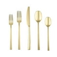 thumbnail image 1 of Cambridge Silversmiths Beacon Gold Mirror 20-Piece Flatware Set, 1 of 3