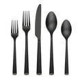 thumbnail image 1 of Cambridge Silversmiths Gilda Black Satin 20-Piece Flatware Set, Service for 4, 1 of 4