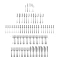 thumbnail image 1 of Cambridge Silversmiths Swirl Sand 89-Piece Stainless Steel Flatware Set (Service for 12), 1 of 7