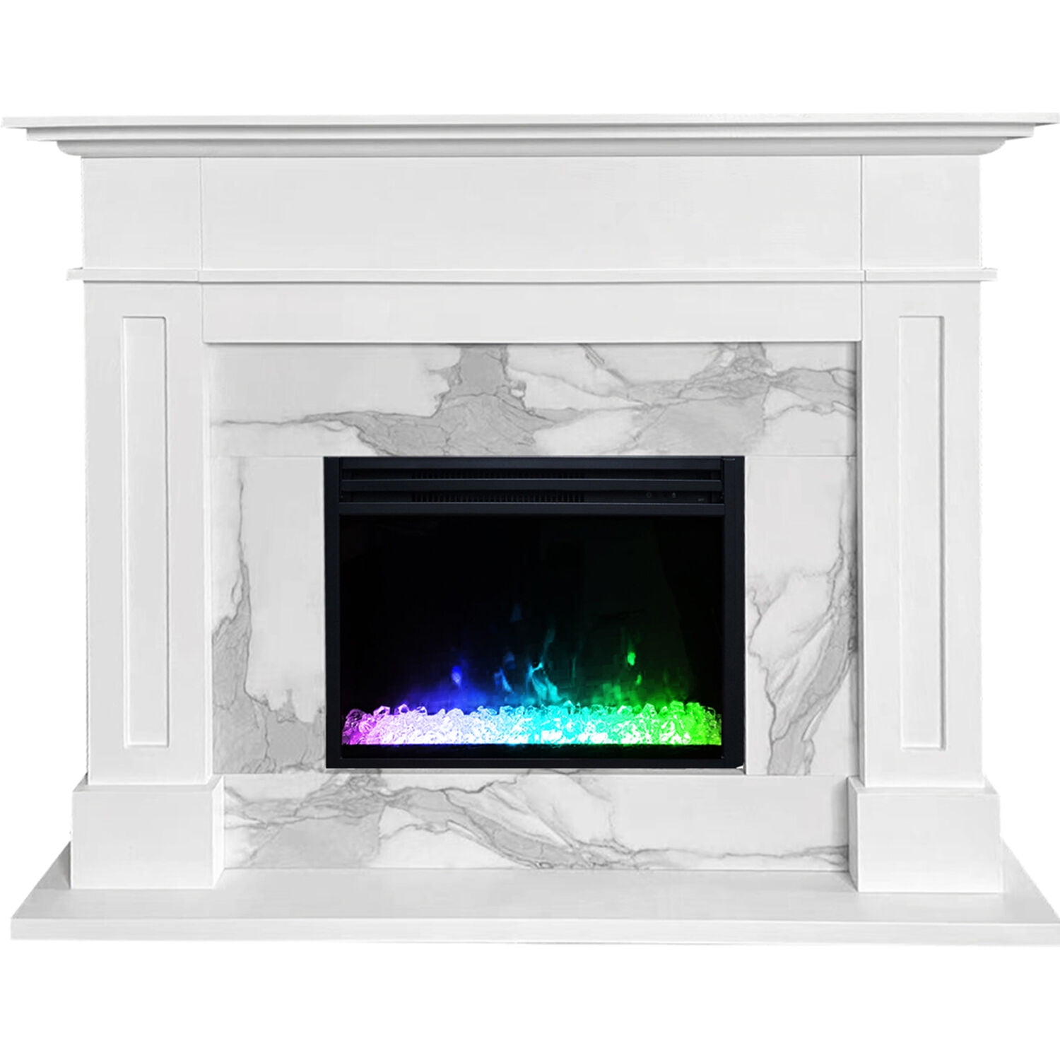 Cambridge Sofia 57 in. Indoor Freestanding Electric Fireplace Mantel